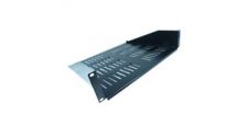 2U 400mm Deep Front Fixing Cantilever Shelf Grey